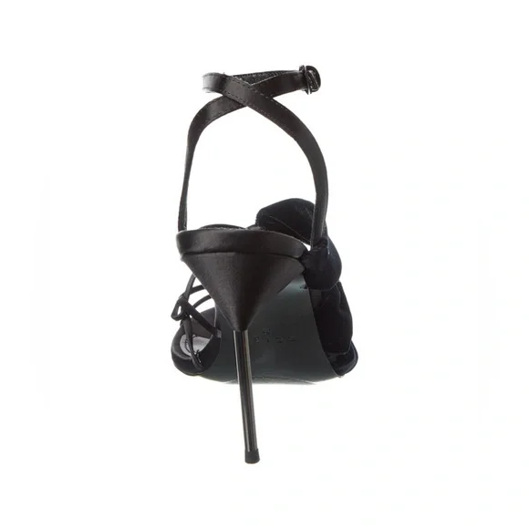 NIB REISS | SZ US 6 | Monroe Black Velvet Sandal Stiletto Pump Shoe $325 - Picture 5 of 10